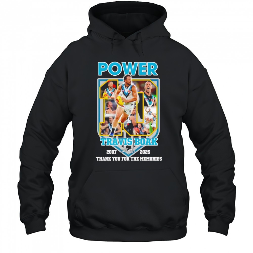 Power Travis Boak 2007 2025 thank you for the memories shirt