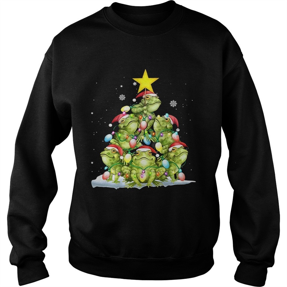Pretty Frog Tree Christmas shirt