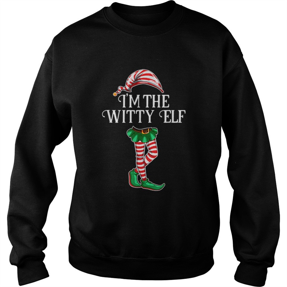 Pretty Im the Witty Elf Christmas Matching Family Group Gift shirt
