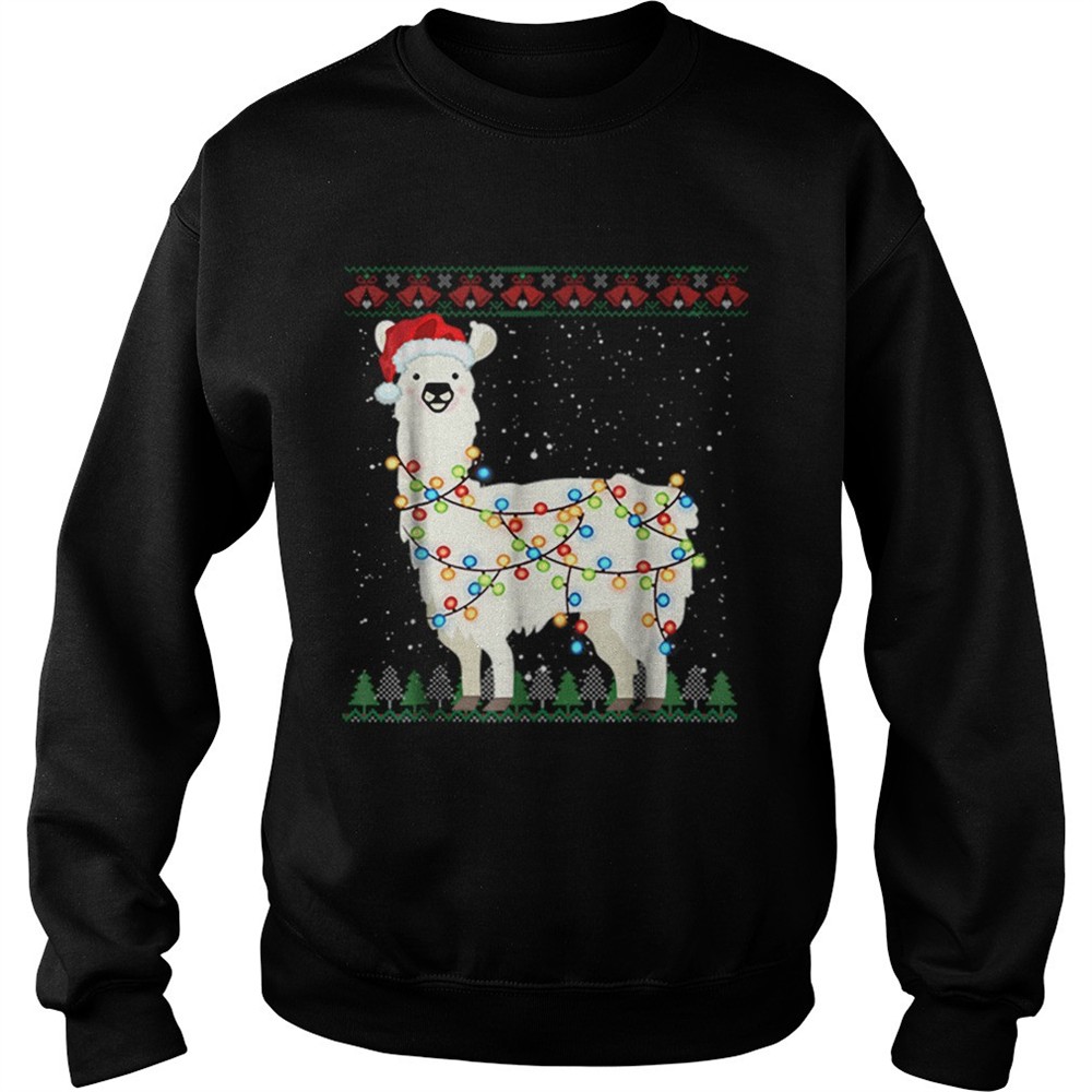Pretty Sloth Santa Ugly Christmas Xmas Knit shirt