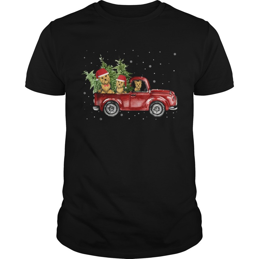 pretty-yorkie-dog-pickup-truck-christmas-shirt-q9kirnb1 Pretty Yorkie Dog Pickup Truck Christmas shirt