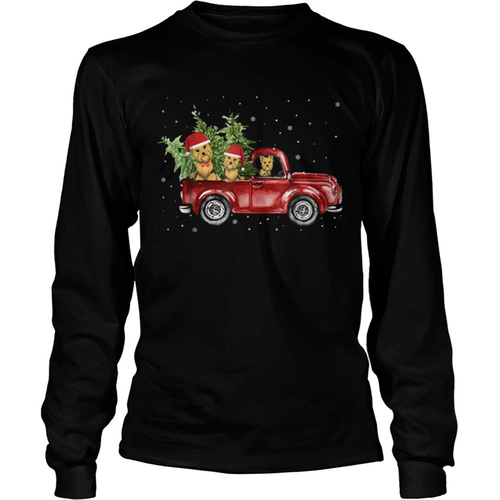 pretty-yorkie-dog-pickup-truck-christmas-shirt-q9kirnb1 Pretty Yorkie Dog Pickup Truck Christmas shirt