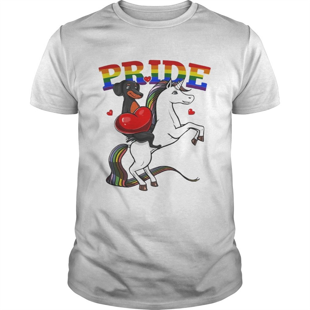 pride-dachshund-riding-unicorn-lgbt-pride-shirt-aaeitajm Pride Dachshund Riding Unicorn LGBT Pride Shirt