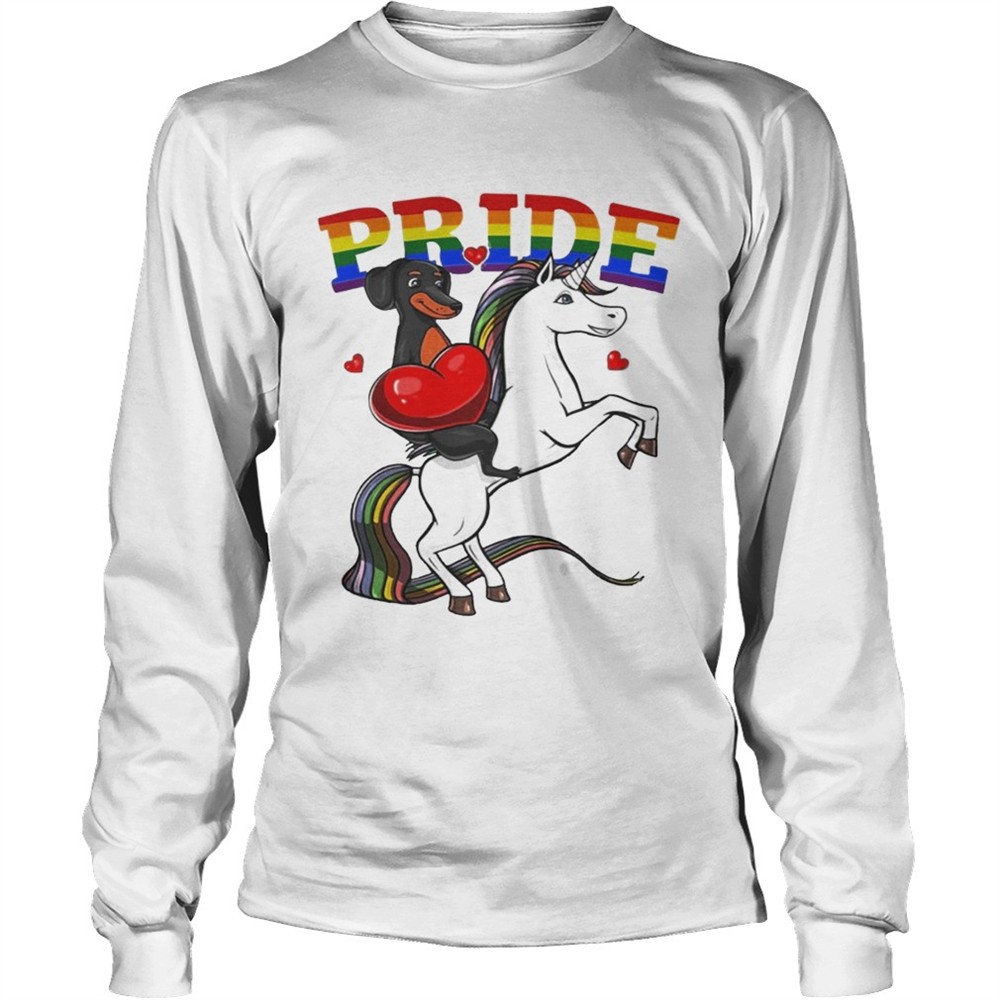 pride-dachshund-riding-unicorn-lgbt-pride-shirt-aaeitajm Pride Dachshund Riding Unicorn LGBT Pride Shirt