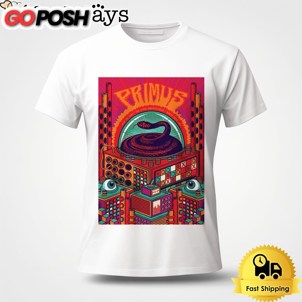 Primus At Ledge Amphitheater In Waite Park MN On July 26 2024 Unisex T-Shirt
