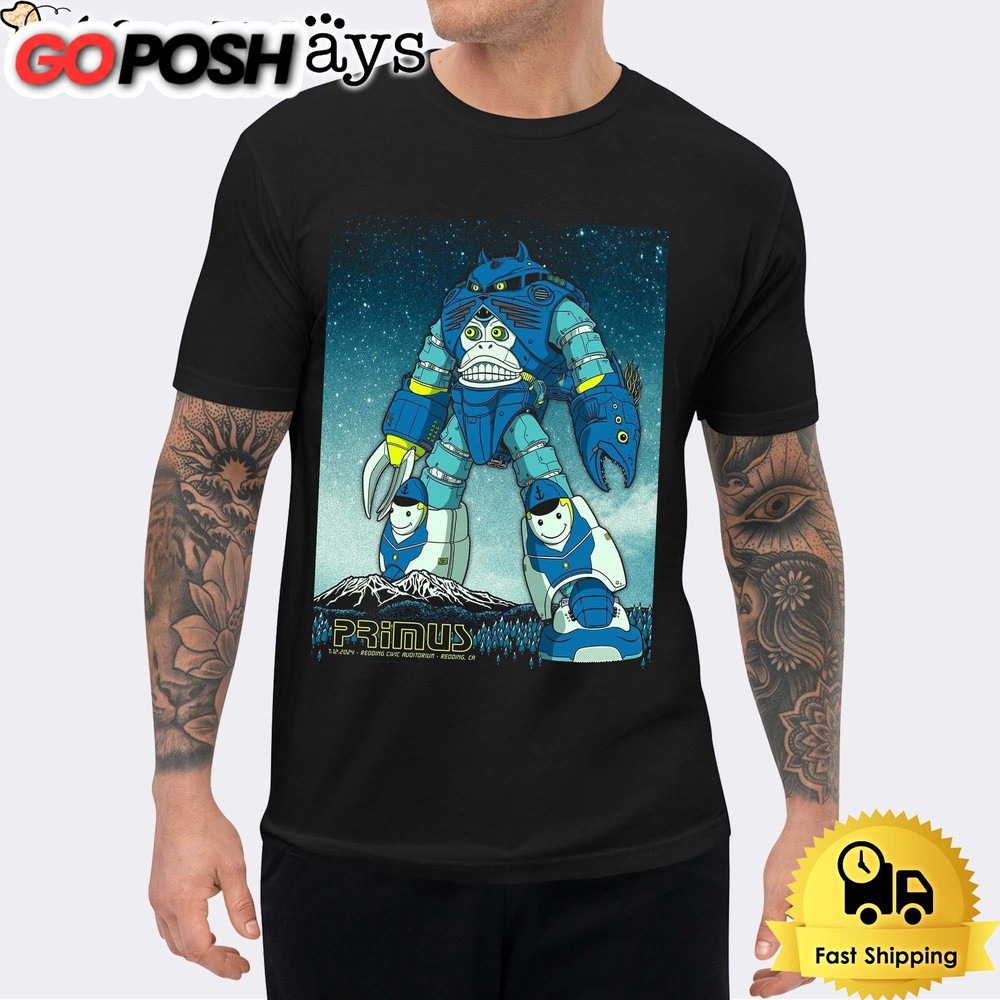 Primus Concert 2024 At Redding Civic Auditorium Unisex T-Shirt