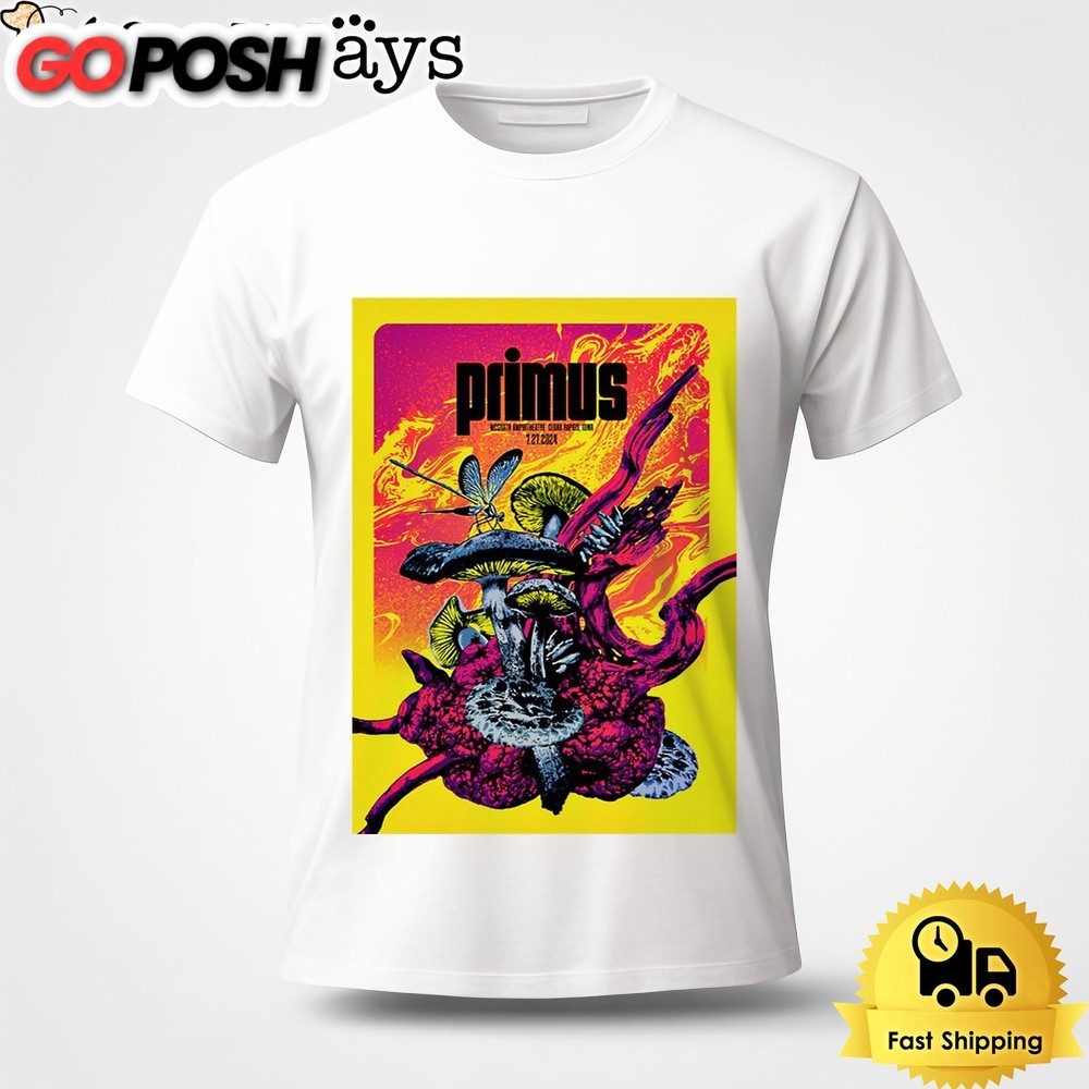 Primus Live At McGrath Amphitheatre In Cedar Rapids IA On July 27 2024 Unisex T-Shirt