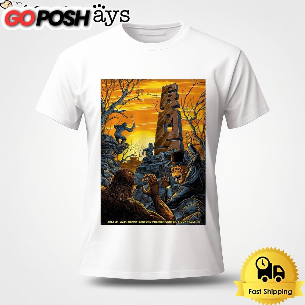 Primus Tour At Denny Sanford Premier Center In Sioux Falls SD On July 24 2024 Unisex T-Shirt