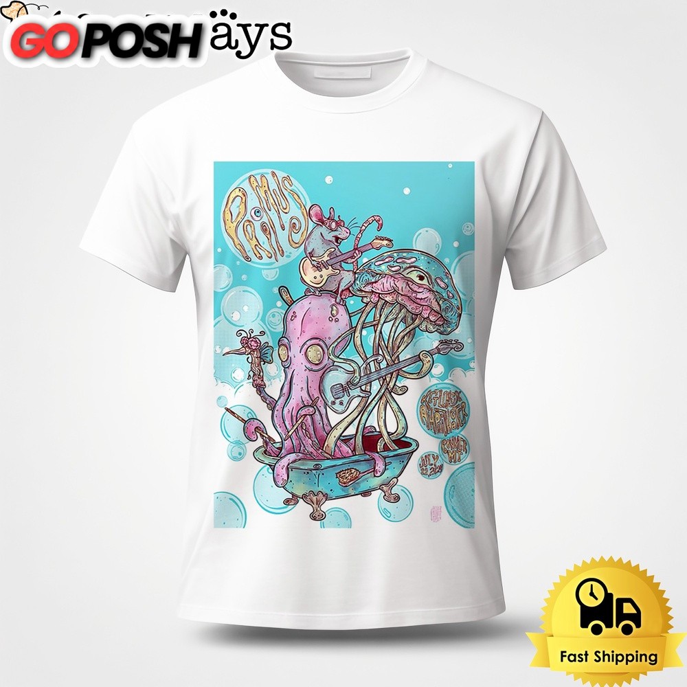 Primus Tour At KettleHouse Amphitheater Bonner MT On July 22 2024 Unisex T-Shirt