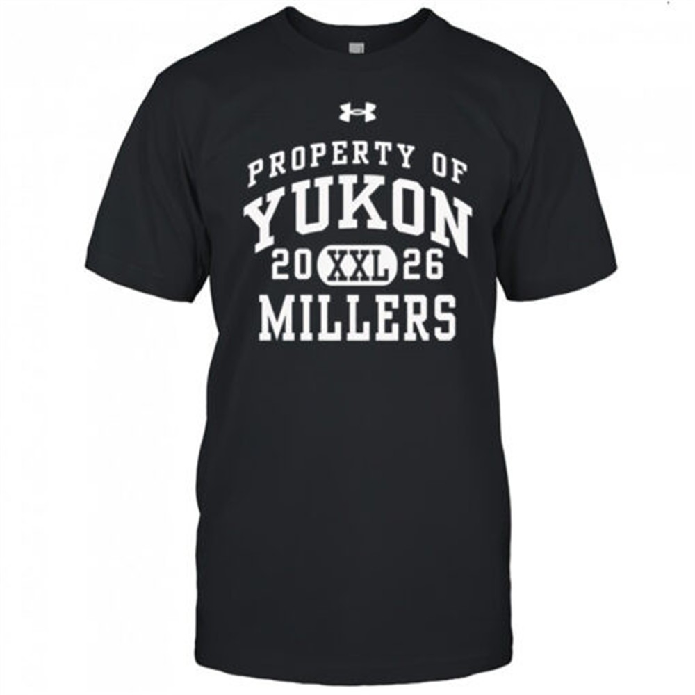 Property of Yukon 2026 millers XXL UA Team Tech shirt