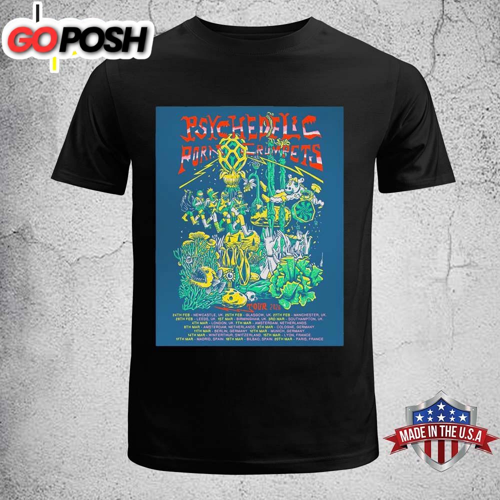 Psychedelic Porn Crumpets Tour 2026 Unisex T-Shirt