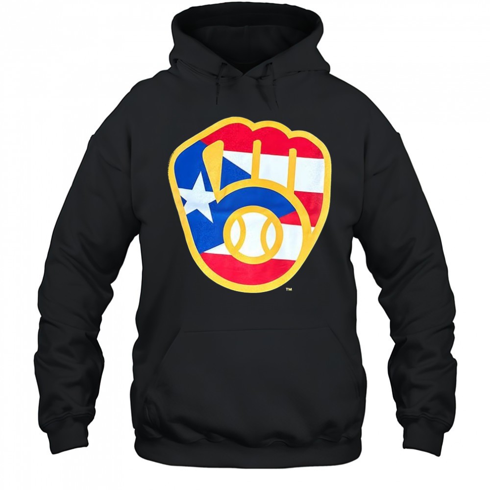 Puerto Rican Milwaukee Brewers logo shirt