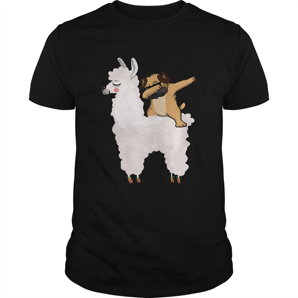 pug-dabbing-rides-llama-ugly-christmas-tshirt-84c5i50p Pug Dabbing Rides Llama Ugly Christmas TShirt