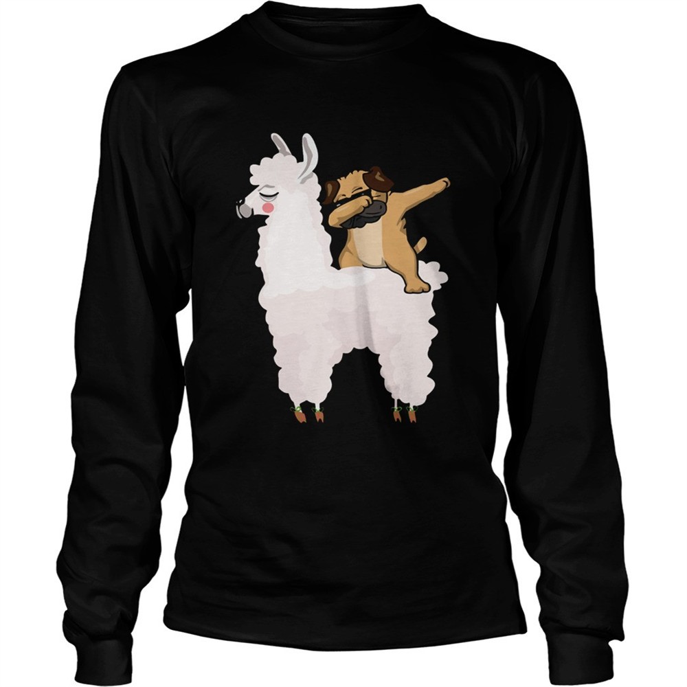 pug-dabbing-rides-llama-ugly-christmas-tshirt-84c5i50p Pug Dabbing Rides Llama Ugly Christmas TShirt