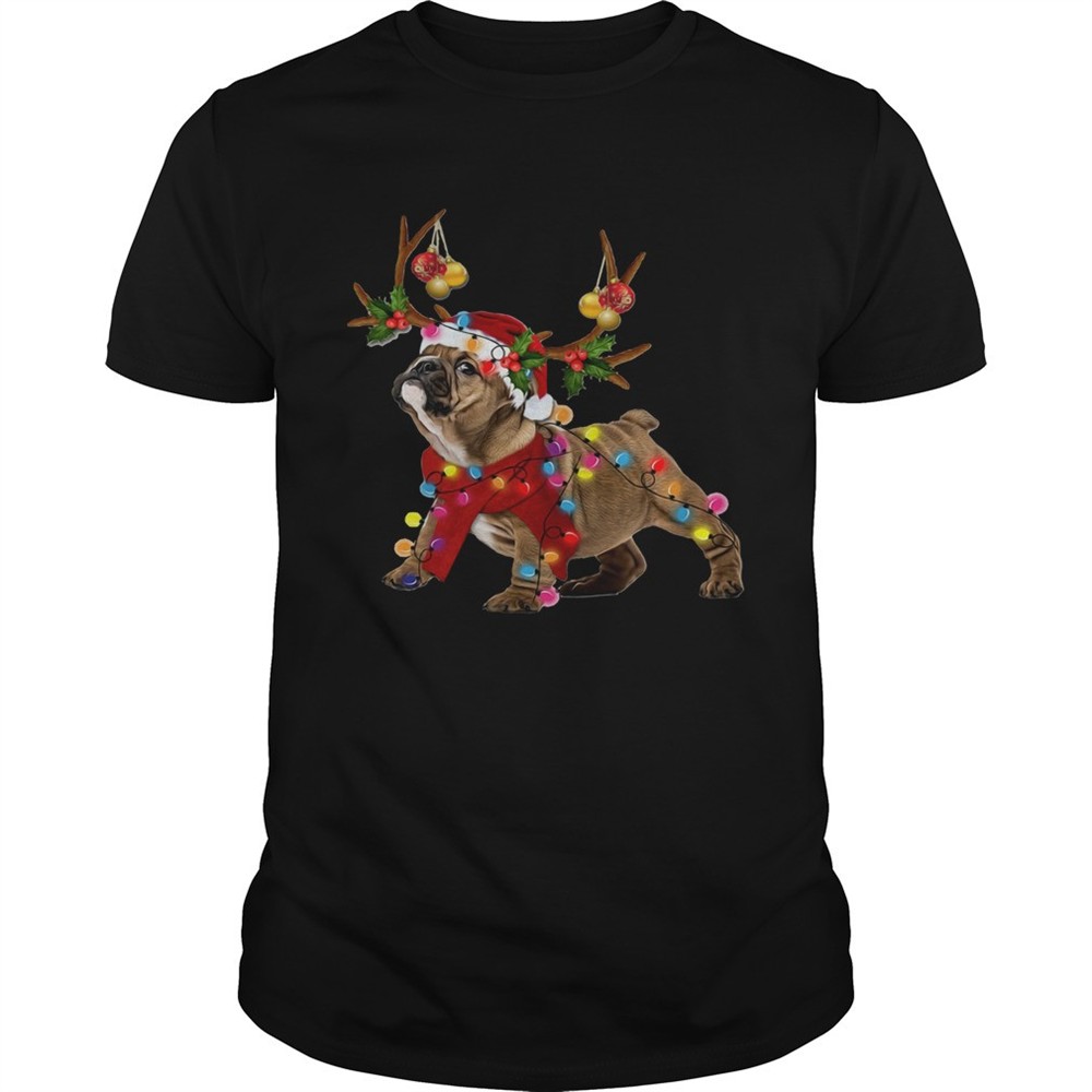 pug-reindeer-christmas-light-shirt-lhle8cpf Pug Reindeer Christmas light shirt