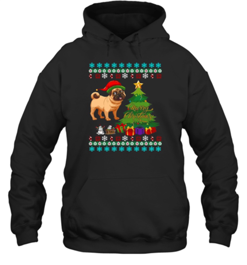 Pug Ugly Christmas T-Shirt