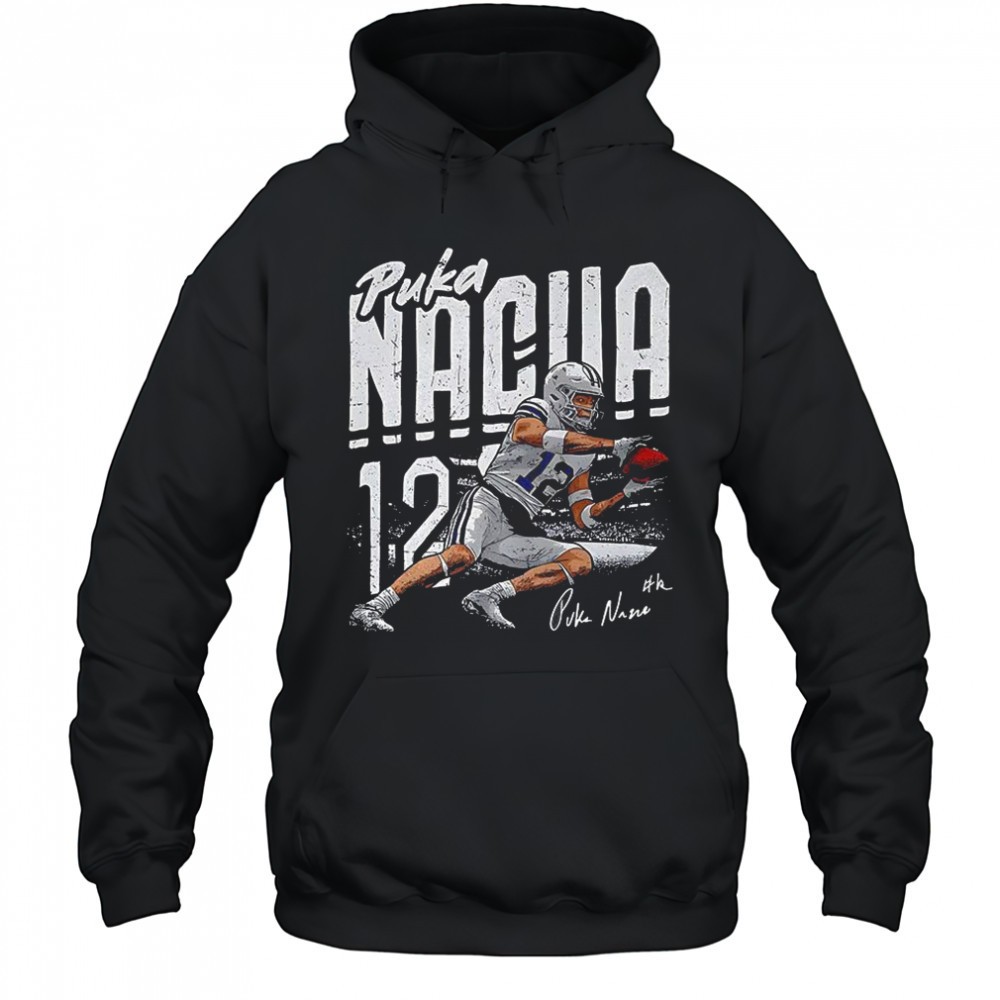 Puka Nacua Los Angeles Rams football player name signature shirt