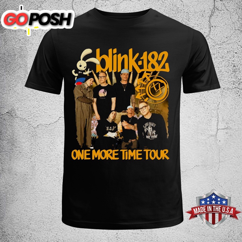 Punk Rock Blink-182 One More Time Tour 2025 Concert Unisex T-Shirt