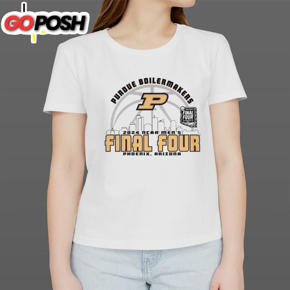 Purdue Boilermakers 2025 Ncaa Mens Basketball Final Four Phoenix Skyline Shirt