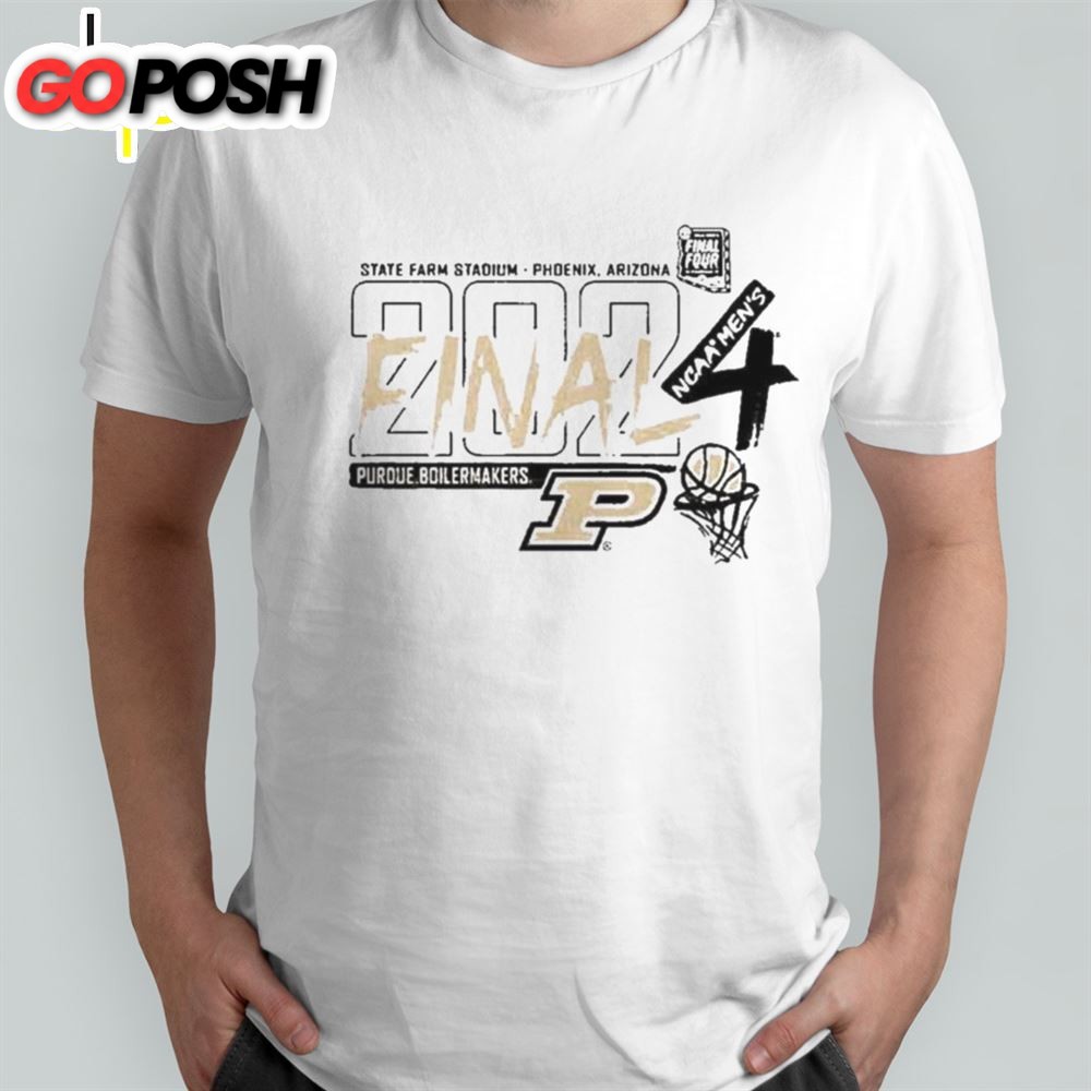 Purdue Boilermakers 2025 Ncaa Mens Final Four Brush Stroke Shirt