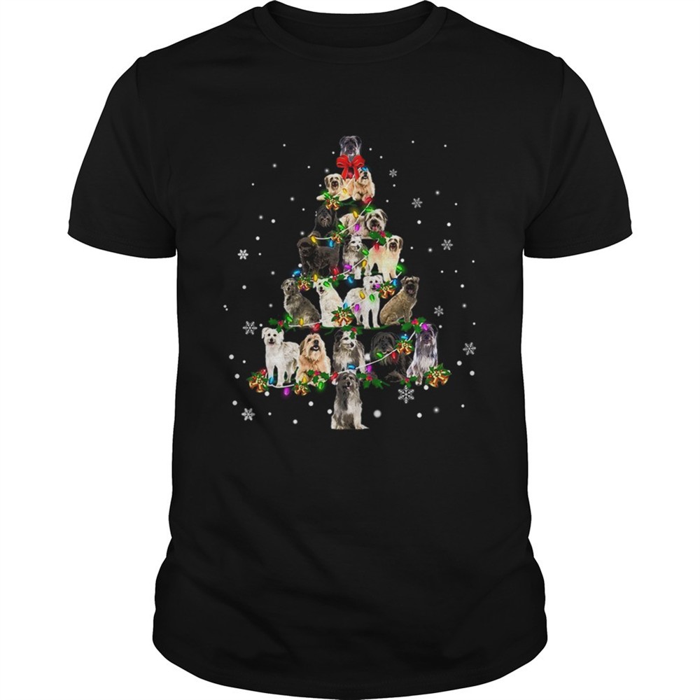 pyrenean-shepherd-christmas-tree-tshirt-ec0wgtwd Pyrenean Shepherd Christmas Tree TShirt