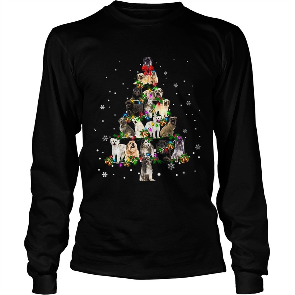 pyrenean-shepherd-christmas-tree-tshirt-ec0wgtwd Pyrenean Shepherd Christmas Tree TShirt