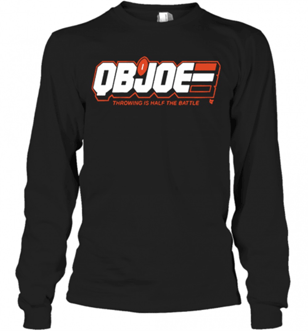 qb-joe-throwing-is-half-the-battle-t-shirt-ltsrr0v5 Qb Joe Throwing Is Half The Battle T-Shirt