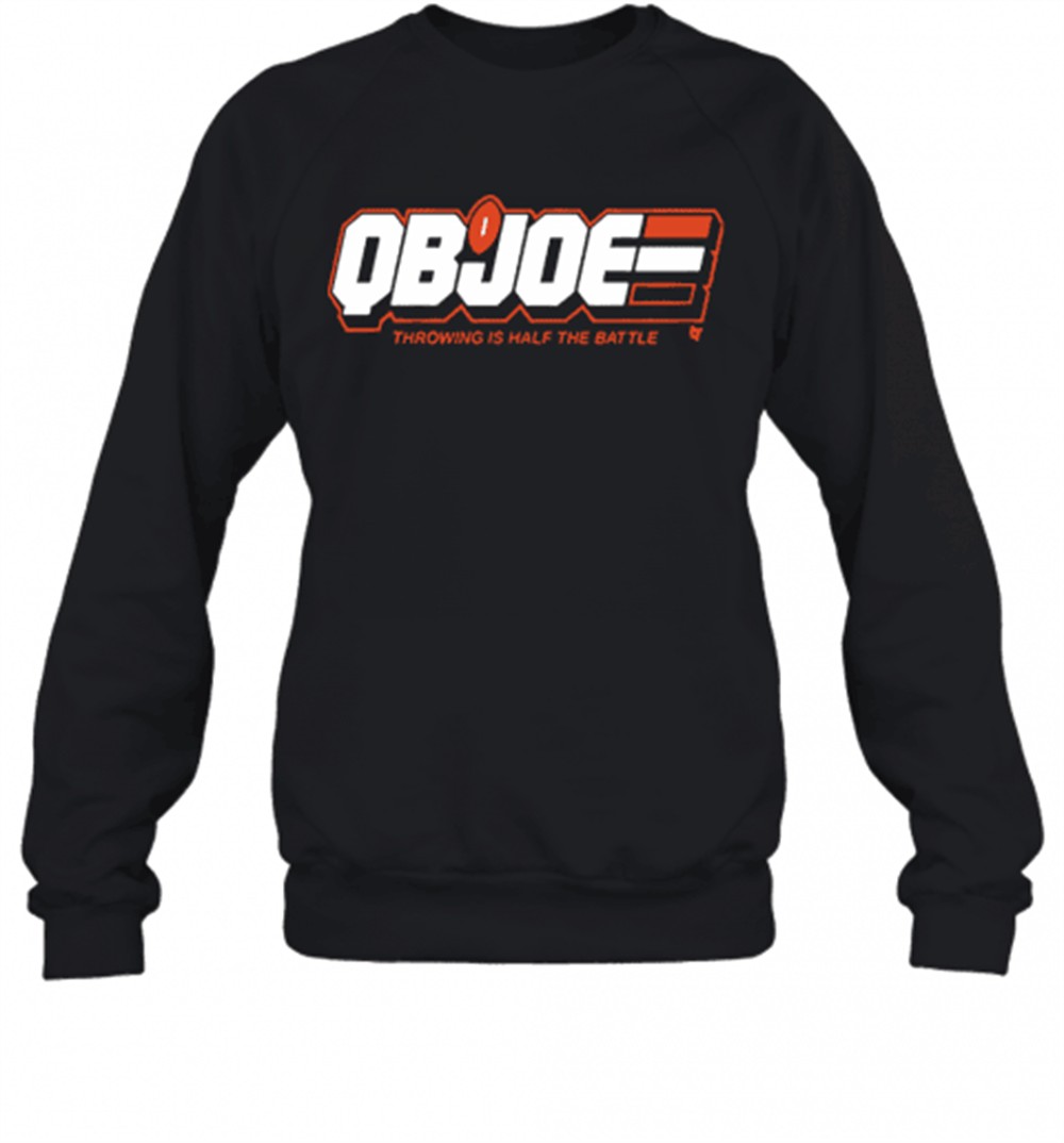 qb-joe-throwing-is-half-the-battle-t-shirt-ltsrr0v5 Qb Joe Throwing Is Half The Battle T-Shirt
