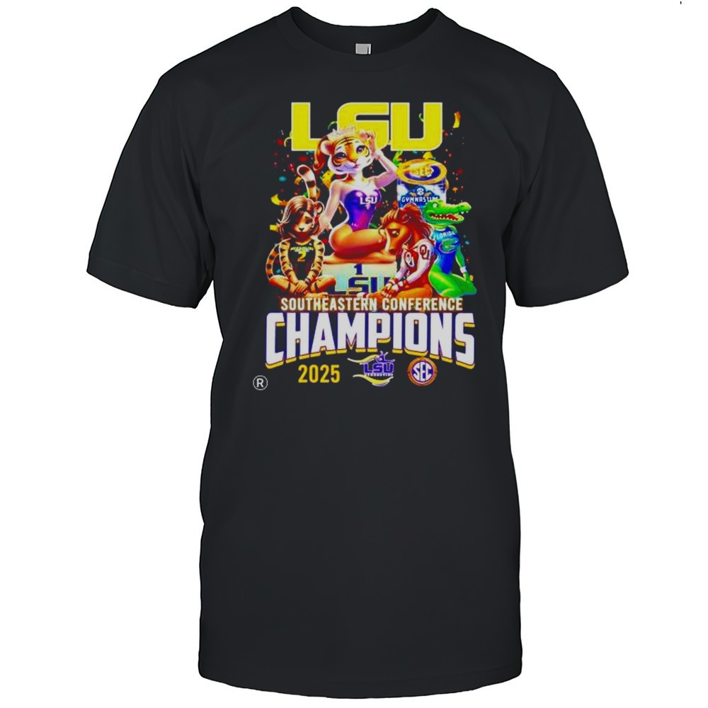 queen-lsu-tigers-womens-gymnastics-southeastern-conference-champions-2025-march-cfsmlj00 Queen LSU Tigers Womens Gymnastics Southeastern Conference Champions 2025 March Madness Shirt