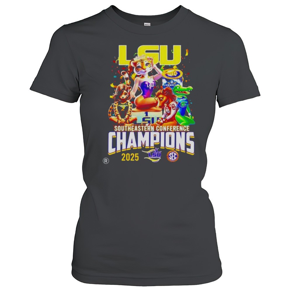 queen-lsu-tigers-womens-gymnastics-southeastern-conference-champions-2025-march-cfsmlj00 Queen LSU Tigers Womens Gymnastics Southeastern Conference Champions 2025 March Madness Shirt