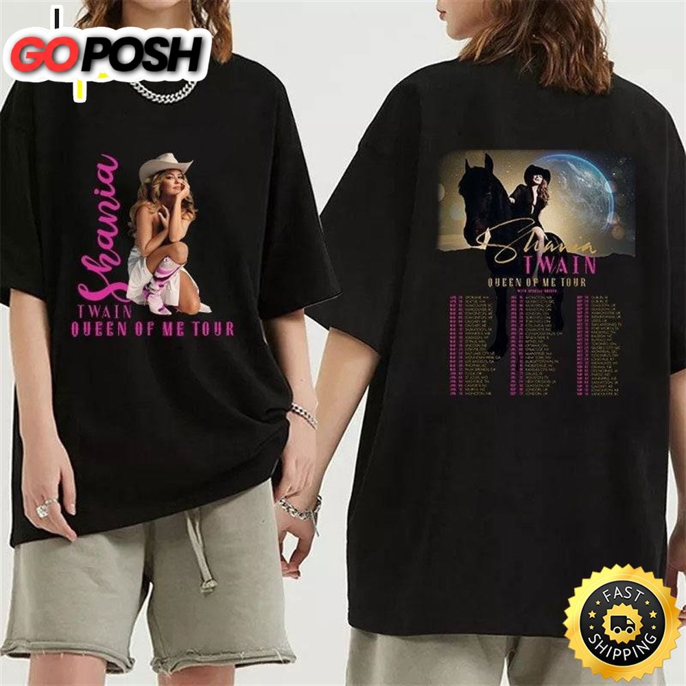 Queen Of Me Tour 2023 Shania Twain Unisex T-shirt