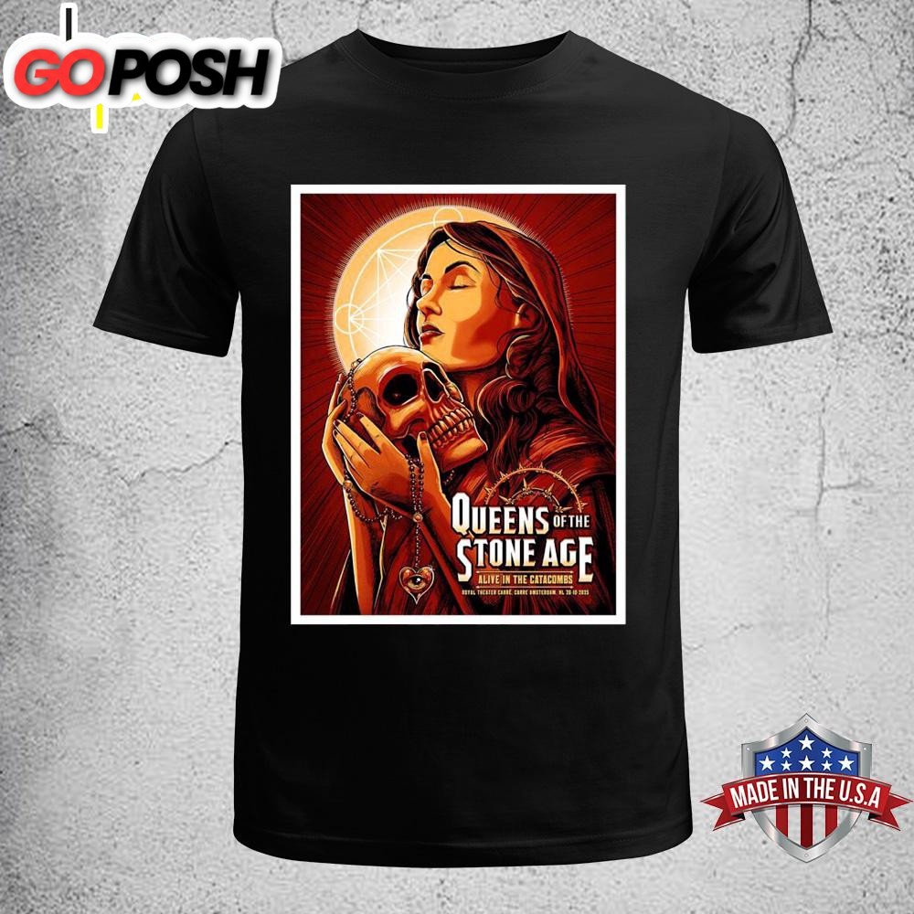 Queens Of The Stone Age Amsterdam Netherlands 2025 Unisex T-Shirt