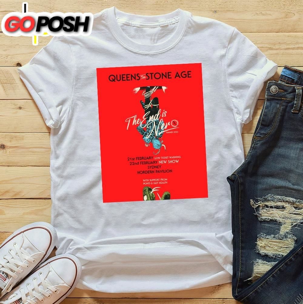 Queens Of The Stone Age Announce 2025 Australian Tour T-Shirt