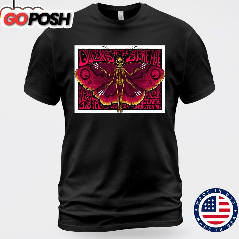 Queens Of The Stone Age At Aventr Centre Moncton NB On April 16th 2025 T-shirt