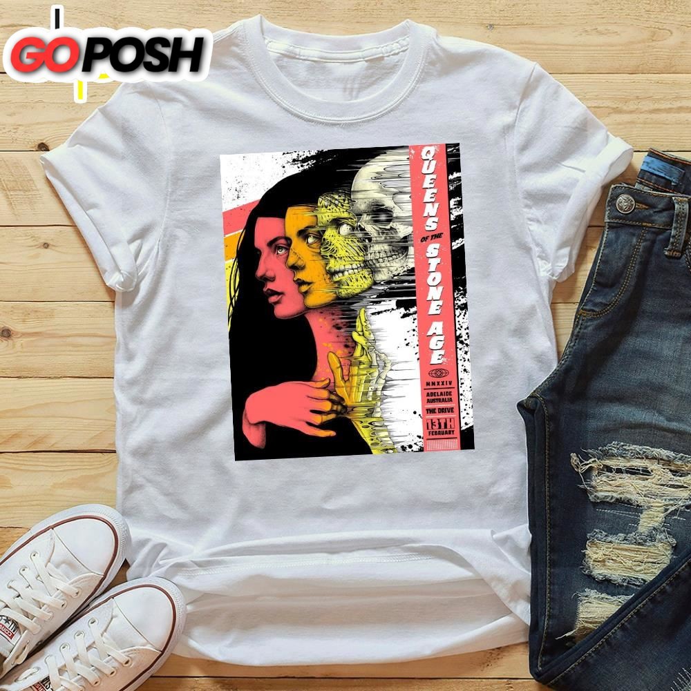 Queens Of The Stone Age Brisbane Australia February 25th 2025 Unisex T-Shirt