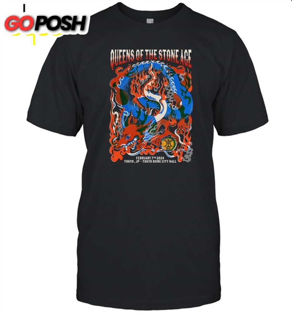 Queens Of The Stone Age February 7th, 2025 Tokyo, Jp Tokyo Dome City Hall Unisex T-Shirt