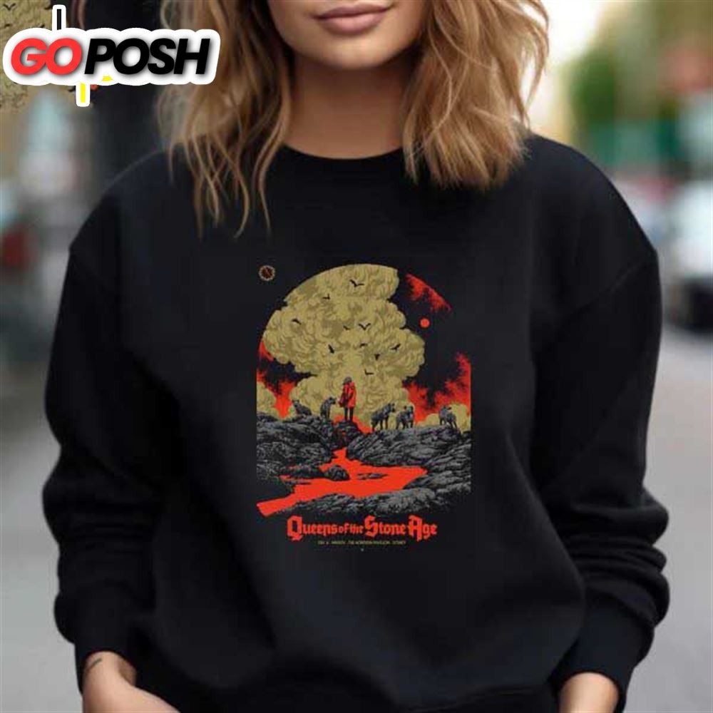 Queens Of The Stone Age The Hordern Pavillion Sydney Night Two 2025 Unsiex T-Shirt