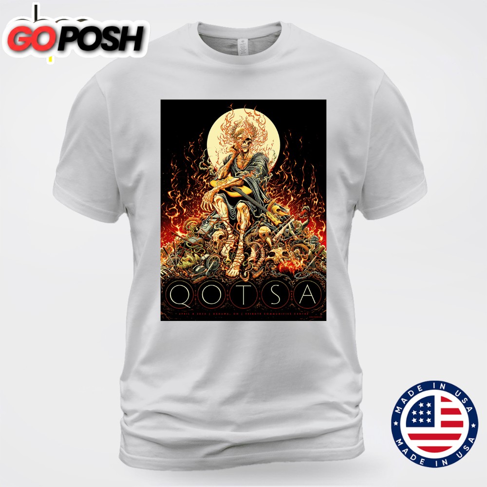 Queens Of The Stone Age Tribute Communities Centre Oshawa April 2025 T-shirt