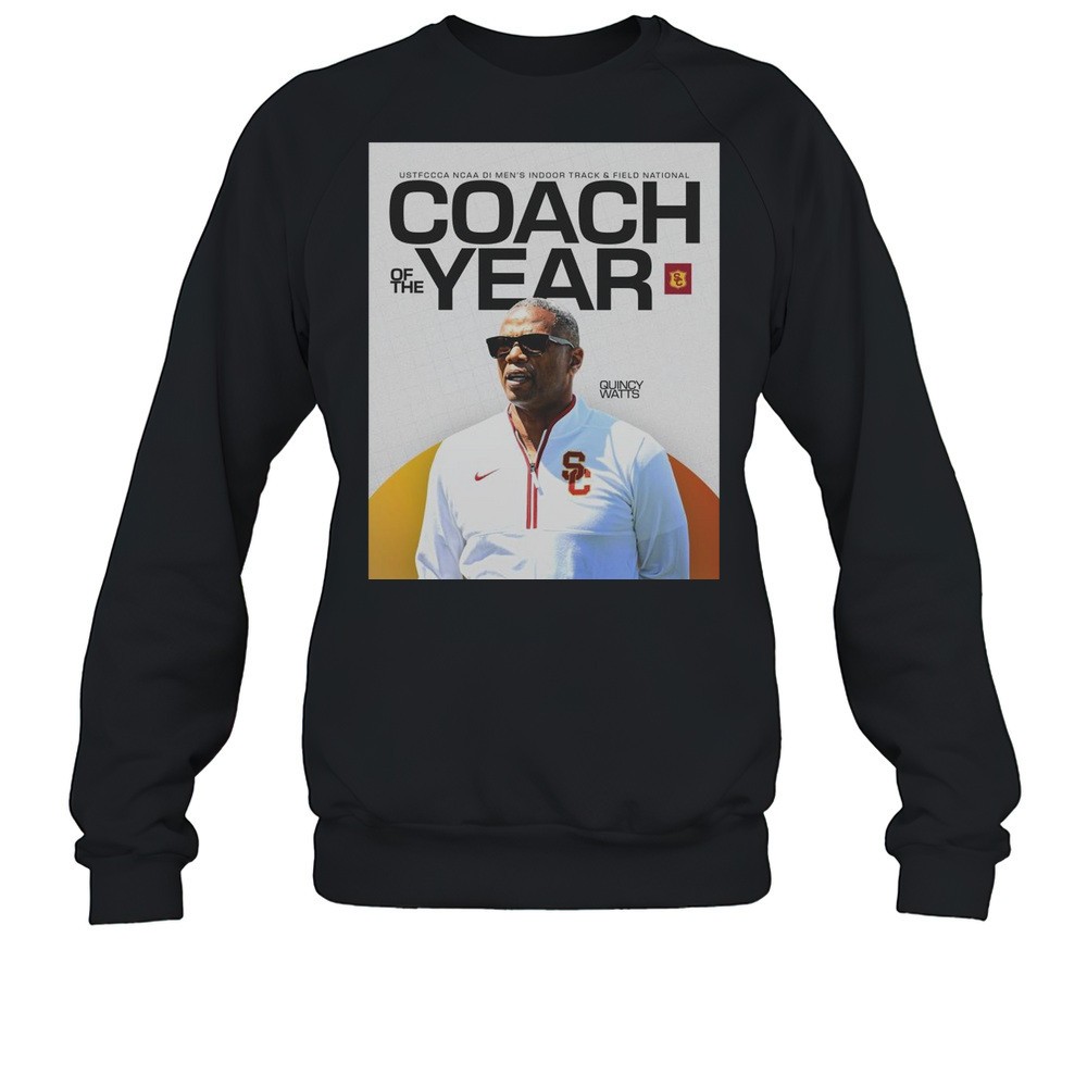 Quincy Watts Has Been Named The USTFCCCA NCAA DI Mens Indoor Track Field National Coach Of The Year T-shirt