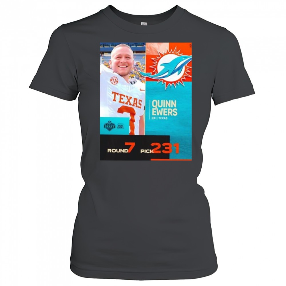 quinn-ewers-miami-dolphins-pick-2025-nfl-draft-t-shirt-t26x5e3x Quinn Ewers Miami Dolphins Pick 2025 Nfl Draft T-Shirt