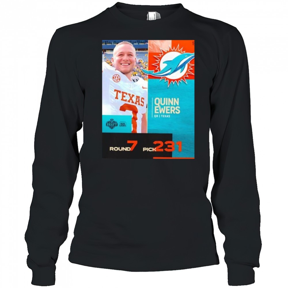 quinn-ewers-miami-dolphins-pick-2025-nfl-draft-t-shirt-t26x5e3x Quinn Ewers Miami Dolphins Pick 2025 Nfl Draft T-Shirt