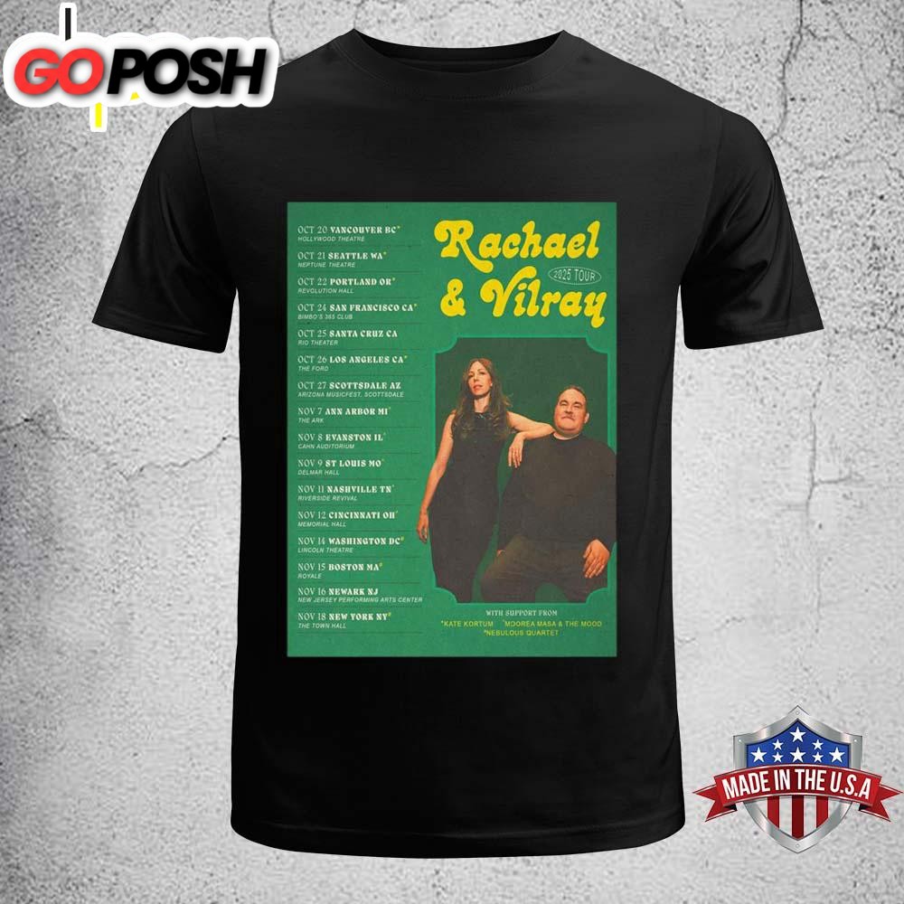 Rachael & Vilray Poster 2025 Unisex T-Shirt