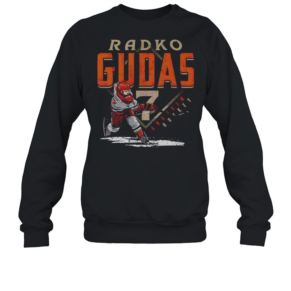 Radko Gudas 7 Anaheim Ducks NHL Hockey Player Graphic Shirt