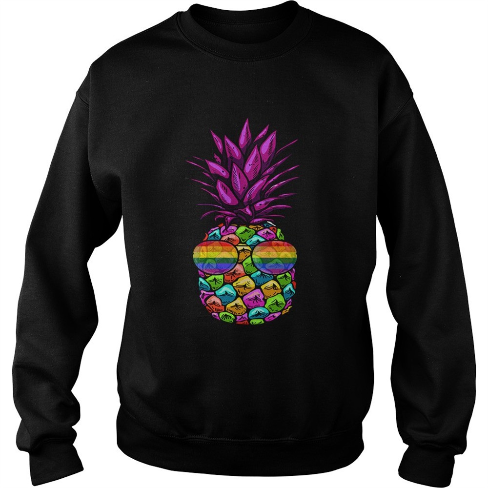 Rainbow Pride Pineapple LGBT Shirt Lesbian Gay Bi Homosexual Premium TShirt