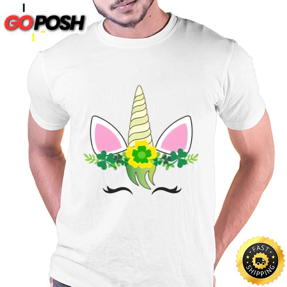 Rainbow Unicorn St Patricks Day Leprechaun Lepricorn T-Shirt