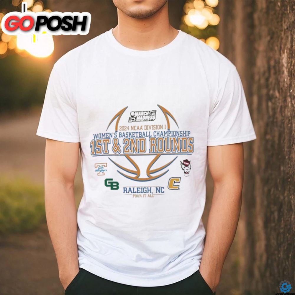 Raleigh 2025 Ncaa Division I Womens Basketball Championship 1st, 2nd Rounds Shirt