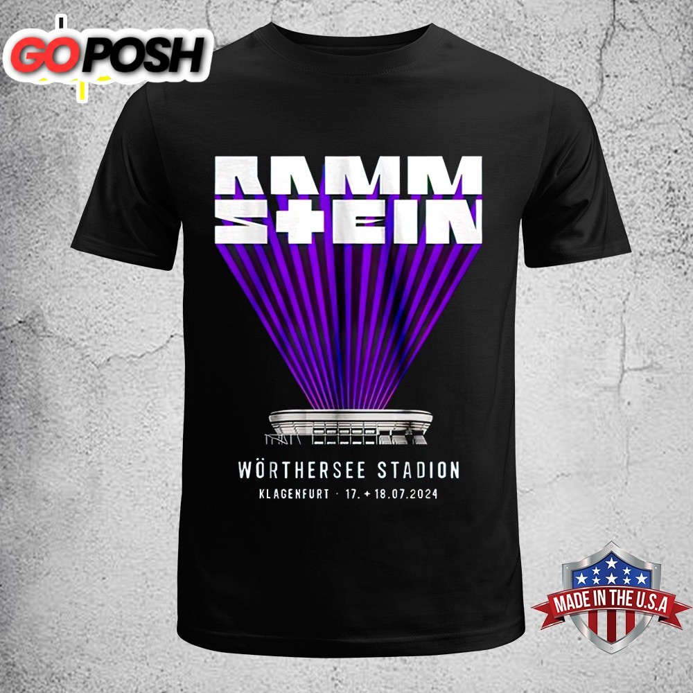 Rammstein European Stadium Klagenfurt Tour 2025 Rock Band Unisex T-Shirt