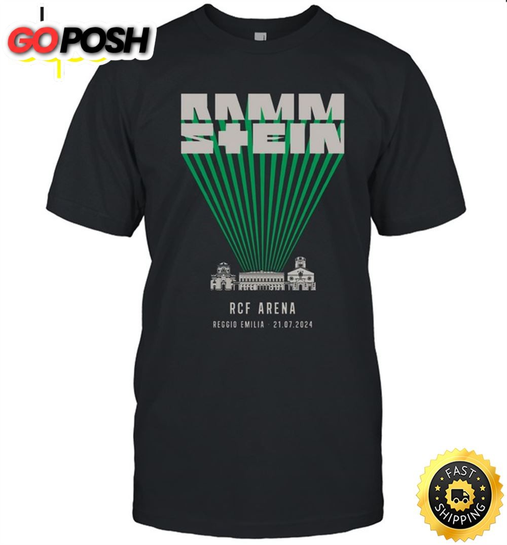 Rammstein Jun 27, 2025 Ostend Belgium Show Shirts