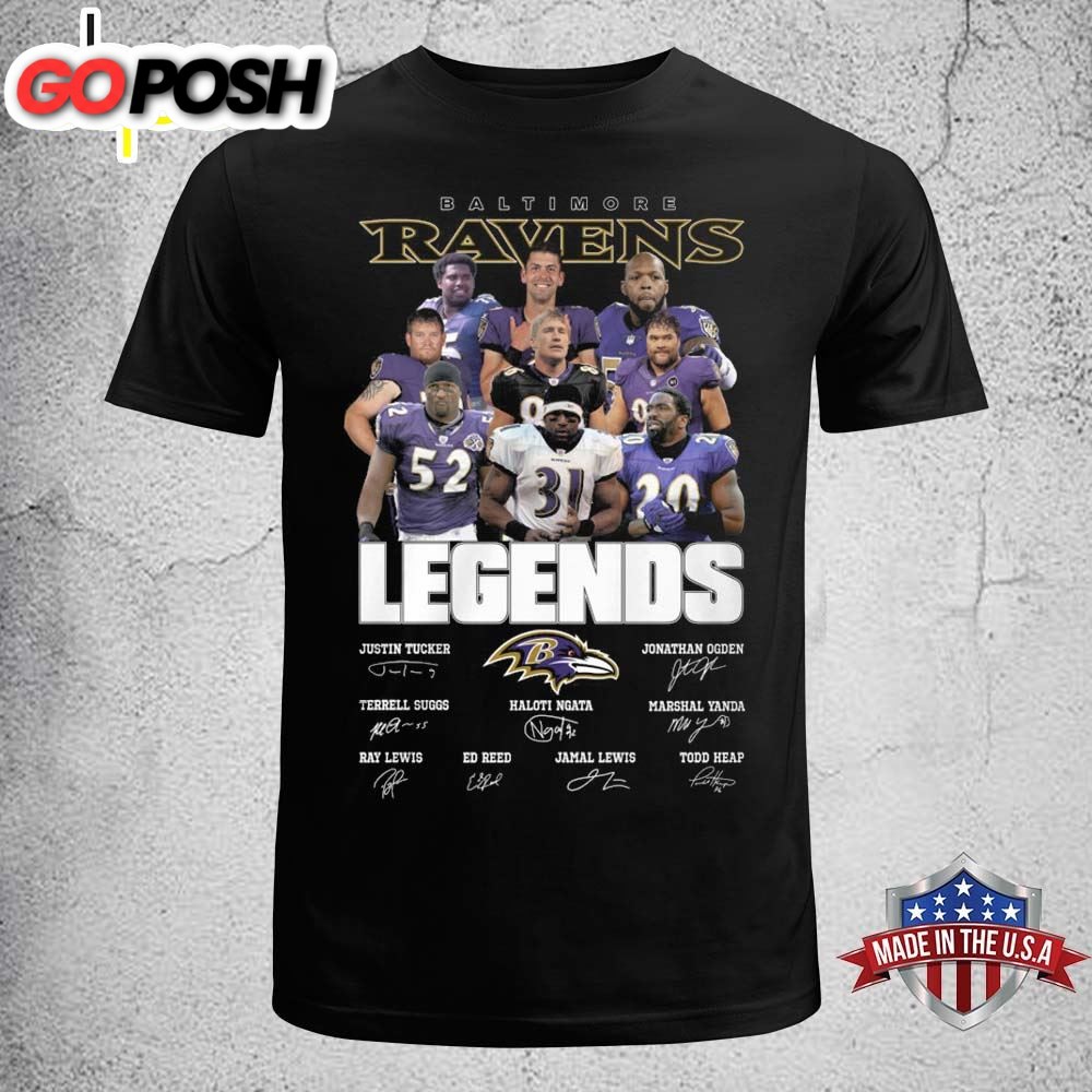 Ravens Legends Baltimore Ravens Logo Signature shirt
