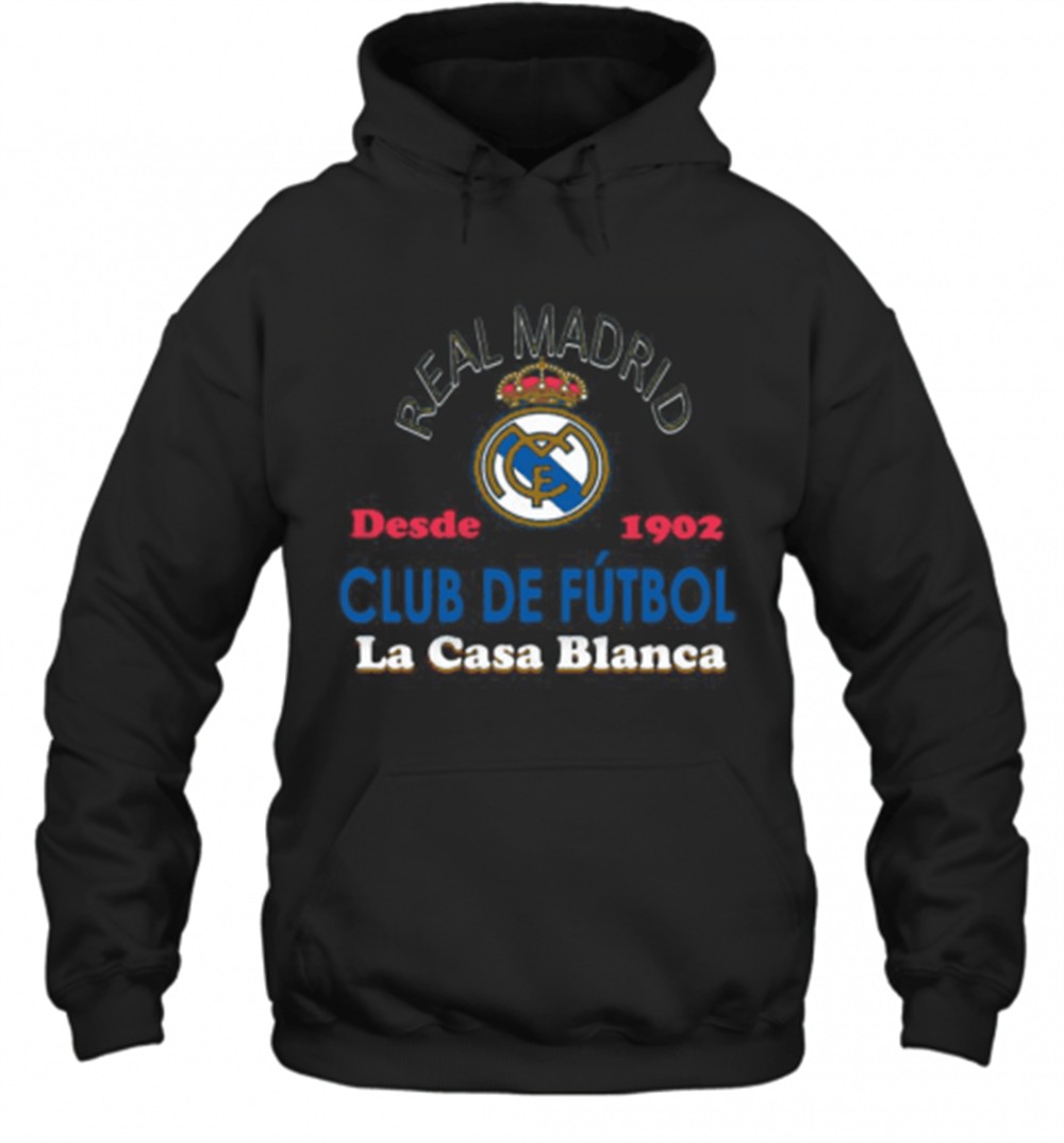 Real Madrid Desde 1902 Club De Futbol La Casa Blanca T-Shirt